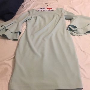 Calvin Klein Sheath Dress with Bell sleeves